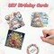 12 Packs Diamond Art Cards Kit, Diamond Painting Greeting Cards with Envelopes, DIY Card Making Kits for Adults, Gifts for Families, Friends, Partners (Birthday)